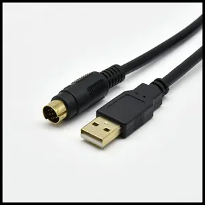 Cabo de Programação USB-QC30R2 para CLP ACON/PCON/SCON Série Q, Cabo de Dados USB com Conector Redondo de 6 Pinos - Product Image 4