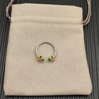   Bagues de créateur de luxe, pierre précieuse turquoise, laiton plaqué argent, bijoux en pierre naturelle de haute qualité pour femmes