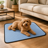 Tapis absorbant pour animaux de compagnie, lavable en machine, antidérapant, séchage rapide, anti-fuite, réutilisable, vente en gros pour fabricants