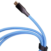 Cable Utech de 4 pies con Trenzado de Nailon, Certificado USB 4 PD 240W a Tipo C, 40Gbps, Carga Rápida, Cable de Datos 8K 60Hz para Thunderbolt 4 3 2