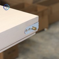 Porte secrète invisible en bois MDF ignifuge et insonorisée, système de sécurité intérieur pour appartement, chambre, couloir, villa