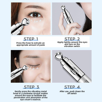Crème pour les yeux vibrante à six peptides, étiquette privée, conteneur OEM/ODM, pour les cernes sous les yeux, raffermissante