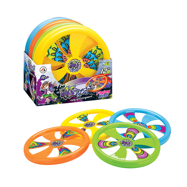 12'' Plastic Flying Disc for Outdoor Sports Kids Sport Toys Flying Disc Game
