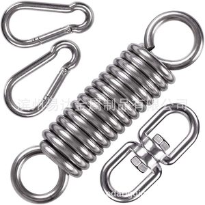 Eda <b>Hammock</b> Spring Suspension Set Stainless Steel Polished Swivel Eye Eye General Industry Use - Product Image 1