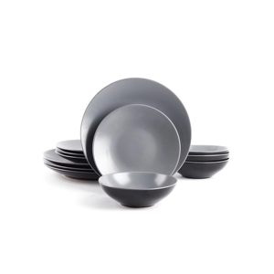 Semtember Promotion Round Kitchen Ceramic Plates Elegant HigH Quality Ceramic <b>Dinnerware</b> <b>Set</b> Premium Stoneware <b>Dinnerware</b> <b>Set</b> - Product Image 1