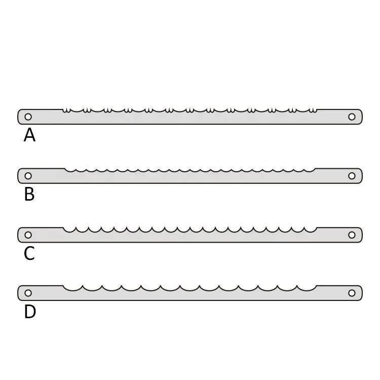 Lames de machine à trancher Berkel 284x7x0.4mm