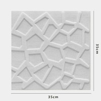 Dalles de plafond 3D auto-adhésives en mousse blanches, panneaux muraux à peler et coller, papier peint imperméable DIY pour salon, chambre à coucher, décoration intérieure