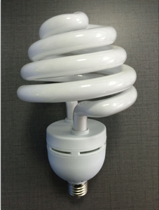 หลอดประหยัดพลังงานรูปทรงร่ม 50W ขั้ว E27 แบบเกลียวครึ่งวงกลม สีขาว 6000K 60lm/W AC 220V CRI 80 รับประกัน 2 ปี 6000 ชั่วโมง 3000 ลูเมน - Product Image 2