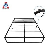 Cadre de lit King Size en acier inoxydable, sommier anti-bruit, solide et durable, pièces de rechange, accessoires de remplacement pour meubles