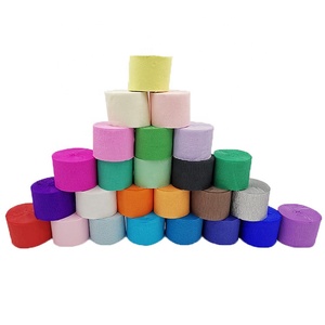 Bán buôn tùy chỉnh đầy màu sắc trẻ em sinh nhật đảng Backdrop trang trí DIY Crepe giấy cuộn hoặc Crepe giấy streamers - Product Image 3
