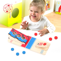 Nouveau jeu de Cornhole miniature 2026 en bois pour table, avec 6 disques, idéal pour les fêtes et la famille