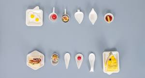 SUMKOKA Nuevo Desighe Desechable Sartén Profunda de Caña de Azúcar Bagazo Finger Foods Mini Platos Para Salsa Postre Snack - Product Image 2