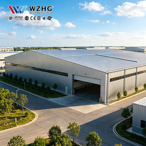 Preengineered Cement Manufacturing Facility Metal Building Steel Structure Warehouse Factory Custom Rigid - Product Image 1