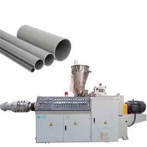 Plastic Pipe Belling Machine Dual Extruder Pipe Extrusion Production Line