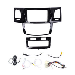 Auto-GPS-Navigationssystem für Toyota Foutuner Hilux 2008-2014 MT mit Radio-Einbaurahmen, passend für 2-DIN 9-Zoll-Einbaugeräte - Product Image 3
