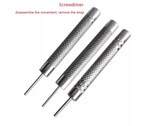 Kit d'outils de réparation de montres : démonteur de chaîne de montre, tournevis, adapté pour ajuster les montres Omega en acier inoxydable - Product Image 2