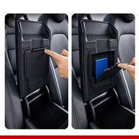 Boîte de rangement pour console, porte-gobelet antidérapant, imperméable et inodore en TPE (élastomère thermoplastique) pour Tesla Model Y/3 2021-2024