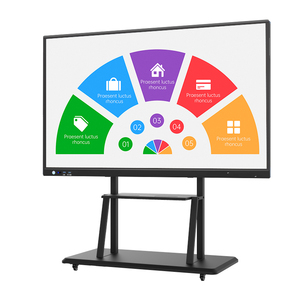 Factory Direct Sale 4K 20-Touch Conference Mobile Stand Digital Interactive Whiteboard Smart <strong>Board</strong> for Teaching - Product Image 1