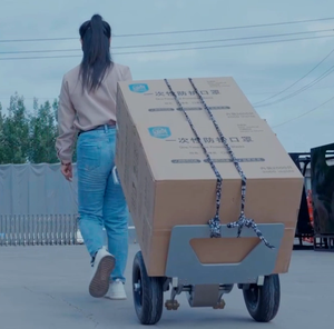 화려한 전기 계단 등반 트럭 리튬 배터리가 장착 된 모바일 스틸 모바일 계단 트롤리 중제품을위한 새로운 조건 - Product Image 3