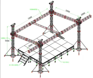 단계 트러스 체계, 시스템 점화 트러스 구조를 설치하는 작은 옥외 사건 단계 및 트러스