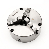Mandrin auto-centrant en acier à 3 trous, moyenne capacité, K11-160F, 160 mm, à trois mors, pour broche de tour lourde importée