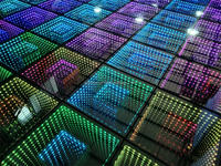 Club de mariage KTV Bars' 84pcs LED 3D Miroir Dance Floor Matrix Light pour Hôtel DJ Bar