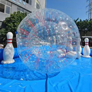 공장 가격 TPU 풍선 아쿠아 조빙 볼 zorb 바디 범퍼 볼링 핀 zorb 공