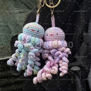 Muñecos de Ganchillo Hechos a Mano al por Mayor, Se Aceptan Personalizaciones, Llaveros de <span class=keywords><strong>Pulpo</strong></span> Coloridos <span class=keywords><strong>para</strong></span> Navidad, Halloween, Fiestas de Cumpleaños - Product Image 4