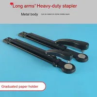 Vente en gros Agrafeuse à point de selle manuelle A3 Capacité de 50 feuilles Bras long Métal épaissi Couture centrale