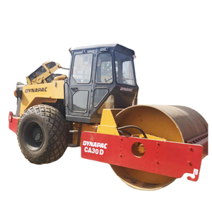 Compacteur de rouleaux compresseurs vibrants Dynapac CA30D & CA602D à double tambour d'occasion avec rouleau de pneu et composant de moteur principal - Product Image 1
