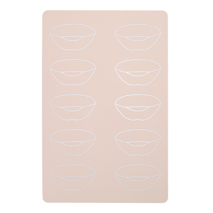 Piel de Silicona de Doble Cara de 1.5mm para Práctica de PMU, Almohadilla de Entrenamiento para Microblading de Cejas y Labios para Maquillaje Permanente - Product Image 2