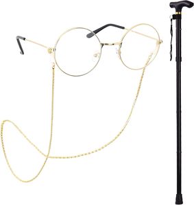 Disponibile: Costume da Vecchia Signora per Bambini con Parrucca, Occhiali e Bastone per Feste di Halloween e Settimana del Libro, Accessori per <span class=keywords><strong>il</strong></span> 100° Giorno di Scuola, 4-6 Anni - Product Image 4