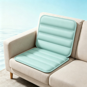 Summer Cooling Seat Cushion Rectangle Ice Crystal Filler Breathable Non Slip For Office And Dorm Use - Product Image 1