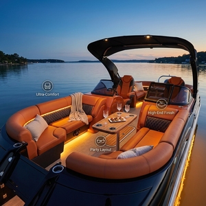 <span class=keywords><strong>Bateau</strong></span> ponton <span class=keywords><strong>de</strong></span> luxe en aluminium <span class=keywords><strong>de</strong></span> qualité marine Kinlife Cruising Pleasure Leisure, avec pont soudé et <span class=keywords><strong>moteur</strong></span>, idéal <span class=keywords><strong>pour</strong></span> les fêtes flottantes, à vendre - Product Image 3