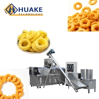 Ligne de production de snacks extrudés à grande échelle pour les anneaux de poulet creux aux légumes et les anneaux de poulet aux saveurs variées
