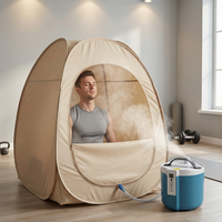 Vapor de sauna doméstica de 2,0 L de capacidad, generador de vapor portátil, adecuado para SPA doméstico, calentador de sauna, olla de acero inoxidable con T