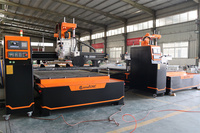 Machine de nesting CNC automatique multi-usage 1360 2080 2040 ATC pour la fabrication de meubles, de portes de cuisine et de placards en bois
