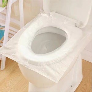 Fundas Desechables Impermeables de Plástico para Asiento de Inodoro, Cojín de Papel Desechable para Hoteles y Viajes, Accesorios de Baño - Product Image 1