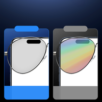 Protector de Pantalla de Vidrio Templado Ultrafino de 0.4mm con Borde Curvo 3D, Antirreflejos AR, Dureza 9H L