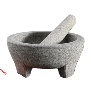 <span class=keywords><strong>Mortier</strong></span> et pilon en <span class=keywords><strong>pierre</strong></span>, faits à la main, traditionnels, pour épices, artisanat ethnique d'Équateur - Product Image 3