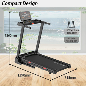 EU Commercial Gym with Touch Screen 2.0HP Motor 1.0-16.0KM/h Speed Range Heart Rate Function for Fitness Clubs - Product Image 2