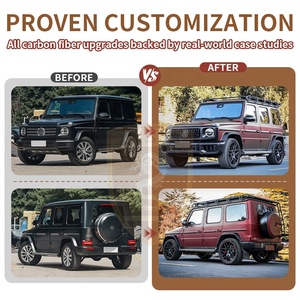 Kit carrosserie en plastique de haute qualité pour <span class=keywords><strong>Mercedes</strong></span> Benz Classe G, mise à niveau vers W465 G63, accessoires de pare-chocs, pièces automobiles - Product Image 1