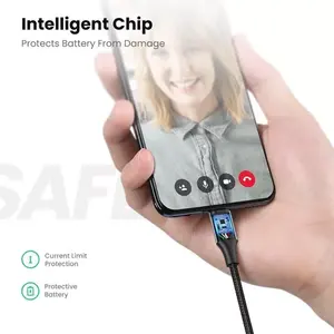 Câble de charge rapide Micro USB 2.0 Ugreen Us290 1M noir en métal pour appareils Android avec blindage tressé et conducteur en cuivre pur - Product Image 3