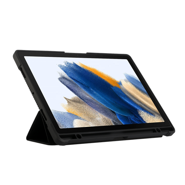 Floating Point Style Trifold Cover 10.5 Inches Samsung Galaxy A8 Tablet Computer Sleeves TPU PC Anti Drop and Scratch