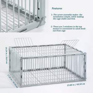 Ama-zon Hot Sale Val met Ontsnappingsbeveiliging en Eenrichtingsingang, Ideale Duivenhok, Automatische Vogelkooi - Product Image 5