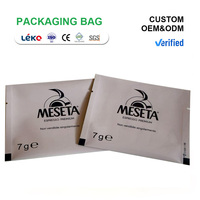 Sachet d'emballage personnalisé en composite plastique et aluminium pour aliments, café expresso classique et thé, petit format, gravure, échantillon à tester