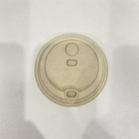 Couvre-tasses jetables en bagasse de canne à sucre 80/90 mm, écologiques, pour tasses à café