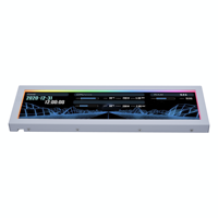 Écran universel Lianli 8.8 IPS LCD, 1920*480, 60Hz, 500 Nits, surveillance informatique sans AIDA avec port USB pour boîtier