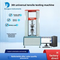 Machine d'essai de traction électronique à micro-ordinateur à double colonne, modèle DJ-18, pour l'essai des matériaux métalliques, plastiques et textiles, version continentale