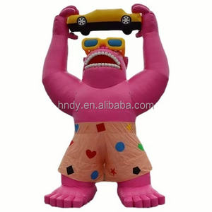 Gorille gonflable en PVC personnalisé en usine, contrôle automatique, utilisation facile pour la publicité extérieure et la décoration des concessionnaires automobiles - Product Image 4